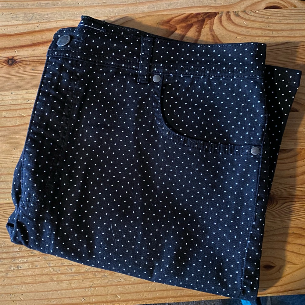Charter Club Polka Dot tummy control jean